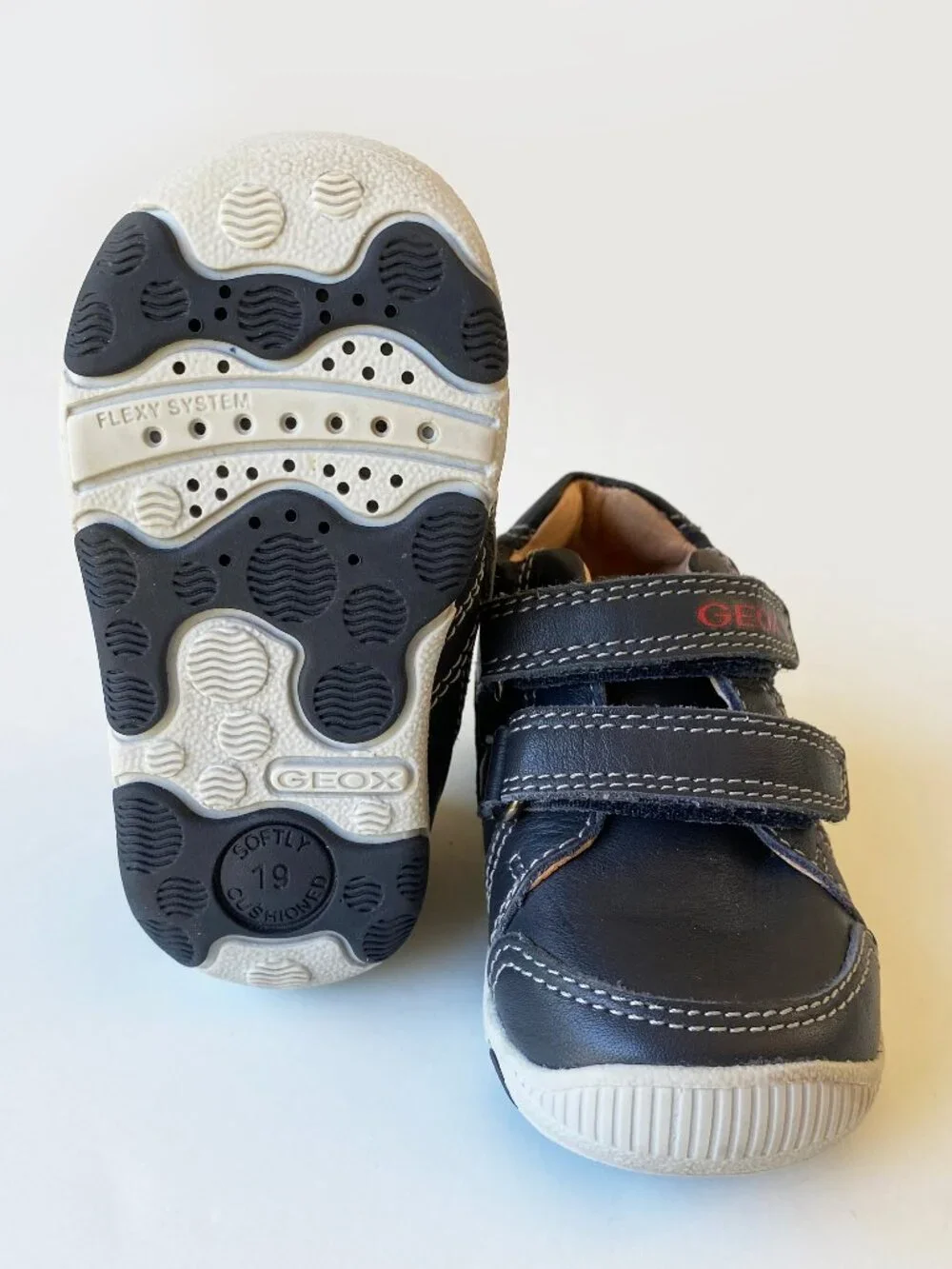 Geox Baby Boy Balu First Walker Leather Shoes EU 19 US 3.5-4